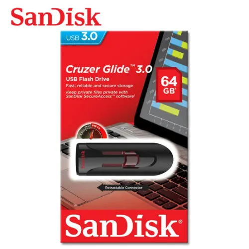 Memoria Sandisk 64Gb USB 3.0 Cruzer Glide