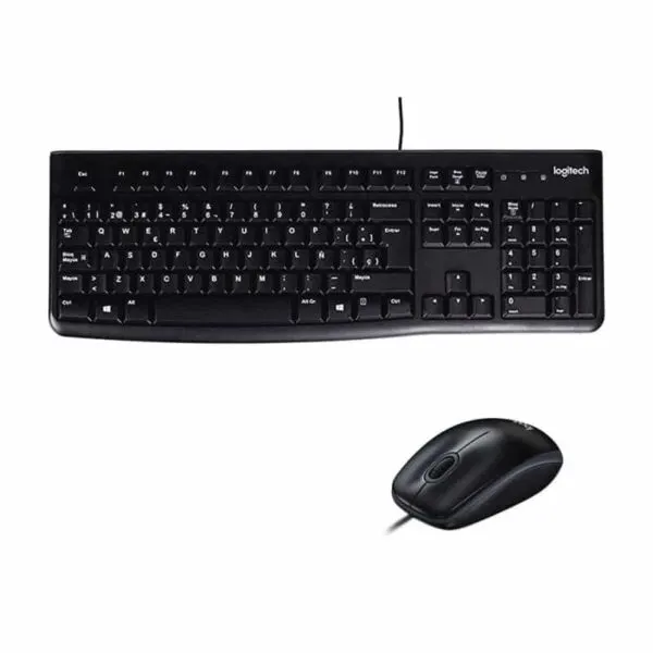 Teclado y mouse Logitech MK120 alambrico
